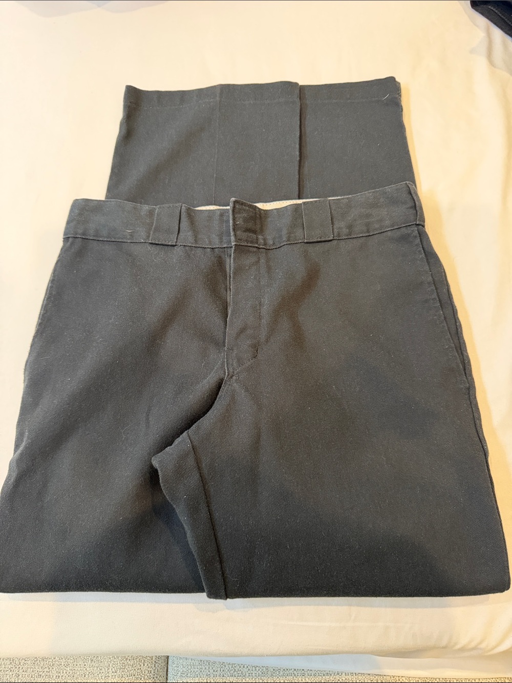 DICKIES BLACK WORK PANTS